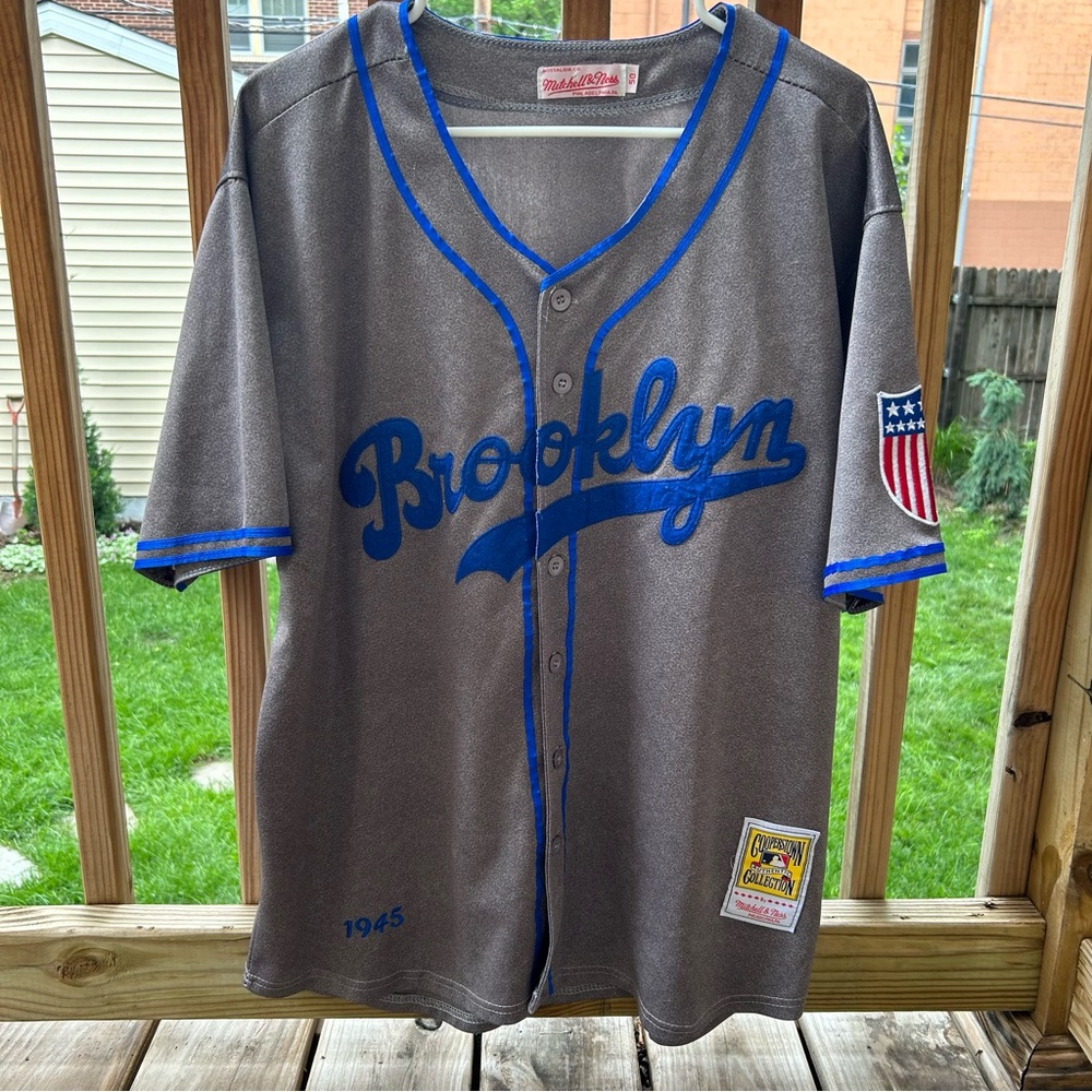 Mitchell & Ness Brooklyn Dodgers Throwback Jersey Babe Herman Authentic
